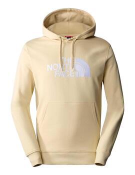 NORTH FACE HOODIE GRAVEL WHITE