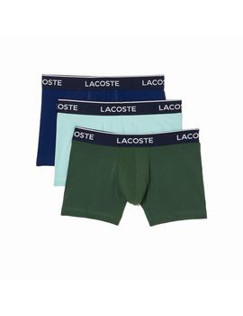 LACOSTE CALZONCILLOS PACK 3 MARINO MULTI