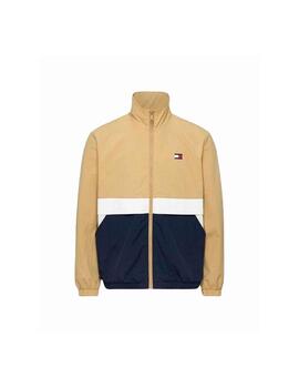 TOMMY JACKET ESSENTIAL TRICOLOR SAND