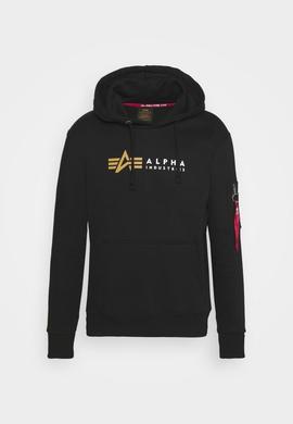 ALPHA SUDADERA LABEL NEGRO