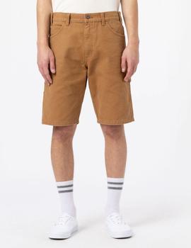 DICKIES DUCK CANVAS SHORT STONE WASHED BROWN