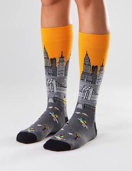 BESOCKS CALCETINES BEMANHATTAN MUSTARD