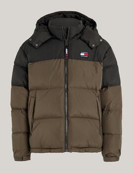 TOMMY CAZADORA ALASKA OLIVA COLORBLOCK