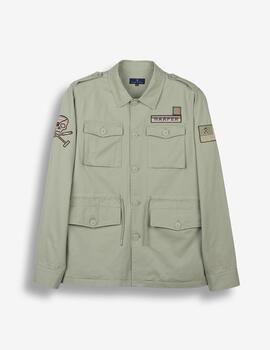 HARPER CHAQUETA VERDE MILITAR