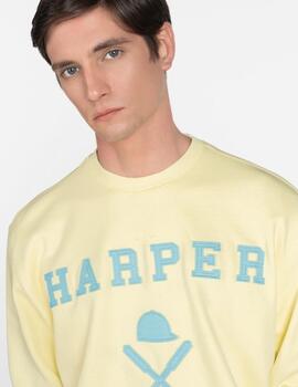 HARPER SUDADERA AMARILLA NEW ENGLAND