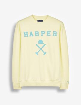 HARPER SUDADERA AMARILLA NEW ENGLAND