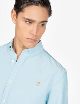 HARPER CAMISA TURQUESA OXFORD COLOURS