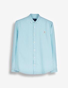 HARPER CAMISA TURQUESA OXFORD COLOURS