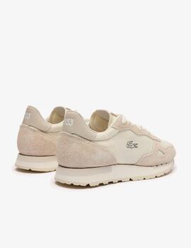 LACOSTE ZAPATILLA BEIGE PARTNER 70S CONTRASTE