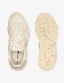 LACOSTE ZAPATILLA BEIGE PARTNER 70S CONTRASTE