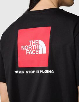 NORTH FACE CAMISETA NEGRA REDBOX