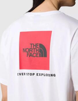 NORTH FACE CAMISETA BLANCA REDBOX