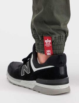 ALPHA JOGGER TWILL GREY BLACK