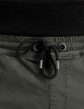 ALPHA JOGGER TWILL GREY BLACK