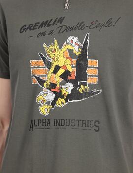 ALPHA CAMISETA DARK OLIVE GREMLIN