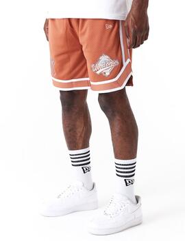 NEW ERA SHORTS MARRÓN SERIES MESH