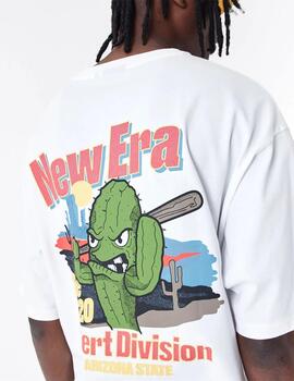 NEW ERA CAMISETA GRAPHIC BLANCA