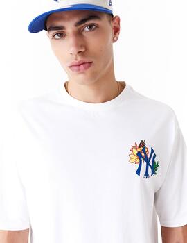 NEW ERA CAMISETA BLANCA NY FLORAL