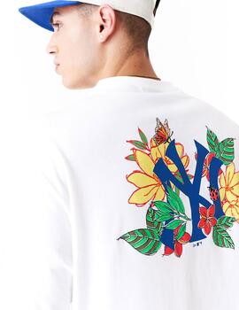 NEW ERA CAMISETA BLANCA NY FLORAL