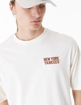 NEW ERA CAMISETA NY BEIGE