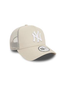 NEW ERA GORRA BEIGE NY RED