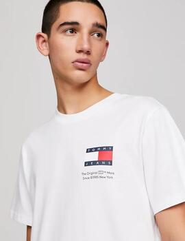 TOMMY CAMISETA BLANCA SLIM ESSENTIAL