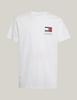 TOMMY CAMISETA BLANCA SLIM ESSENTIAL