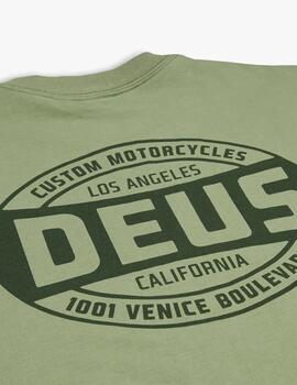 DEUS CAMISETA VERDE STRANGER