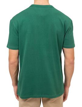 TOMMY CAMISETA VERDE REGULAR BADGE