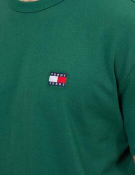 TOMMY CAMISETA VERDE REGULAR BADGE