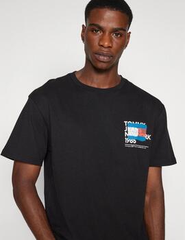 TOMMY CAMISETA NEGRA NY GRAFFITI