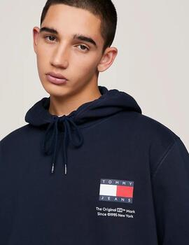 TOMMY HOODIE ESSENTIAL MARINO LOGO