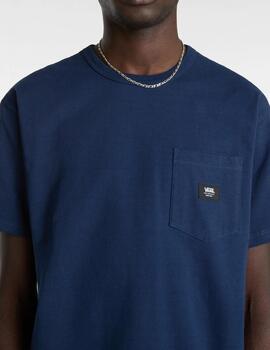 VANS CAMISETA POCKET DRESS BLUE