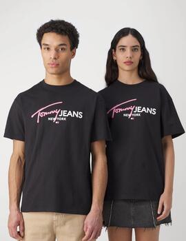 TOMMY CAMISETA SPRAY NEGRA