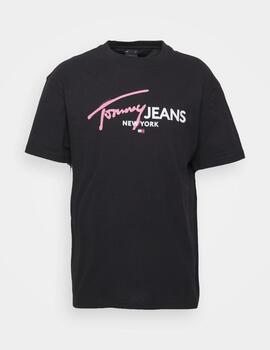 TOMMY CAMISETA SPRAY NEGRA