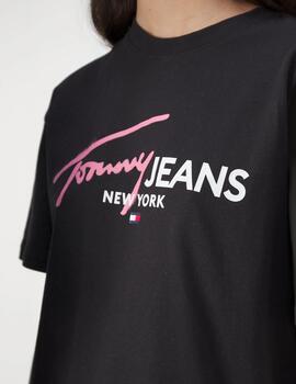 TOMMY CAMISETA SPRAY NEGRA