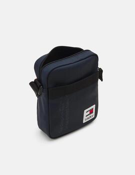 TOMMY BOLSO ESSENTIAL LOGO REPOTER NAVY