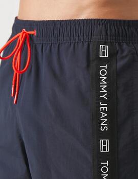 TOMMY BAÑADOR MARINO DRAWSTRING