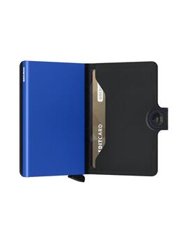 SECRID MINIWALLET MATTE BLACK BLUE