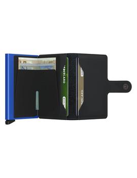 SECRID MINIWALLET MATTE BLACK BLUE