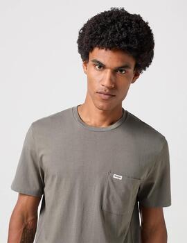 WRANGLER CAMISETA POCKET GUN METAL