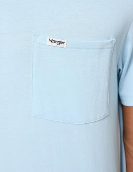 WRANGLER CAMISETA POCKET DREAM BLUE