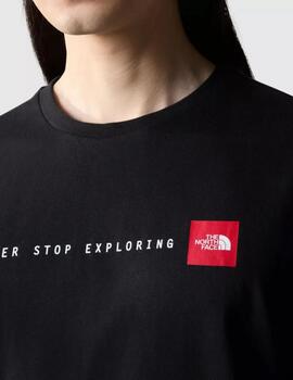 NORTH FACE CAMISETA NEGRA NEVER STOP