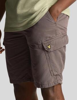 LYLE WEMBLEY ANTRACITA CARGO SHORT