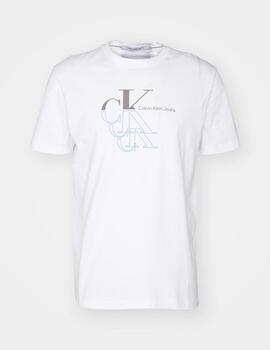 CALVIN KLEIN CAMISETA MONOGRAMA WHITE