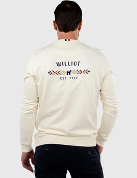 WILLIOT SUDADERA BLANCA ÉTNICA