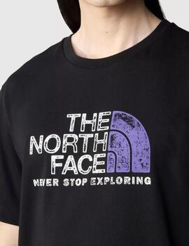 NORTH FACE CAMISETA NEGRA RUST 2