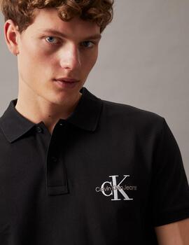 CALVIN KLEIN POLO MONOGRAMA NEGRO