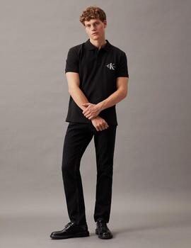 CALVIN KLEIN POLO MONOGRAMA NEGRO