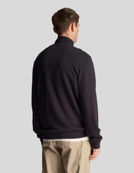 SUDADERA LYLE&SCOTT NAVY QUARTER ZIP